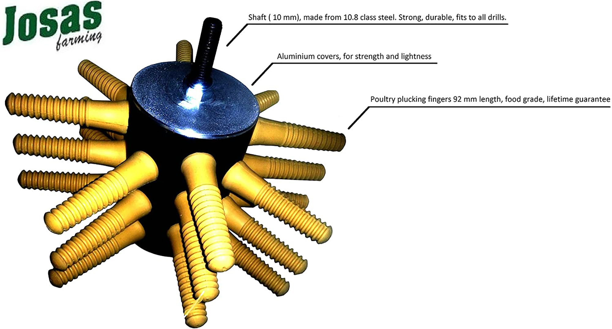 Chicken Plucker Drill Attachment