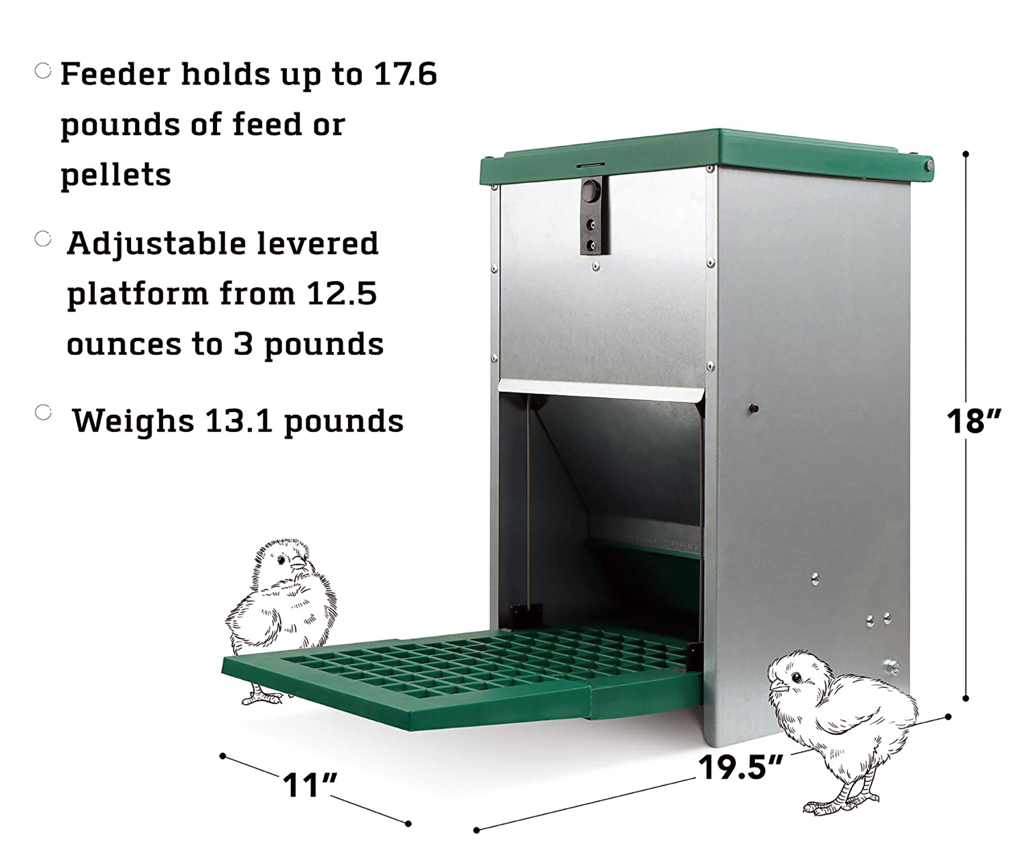 Сhicken Treadle Feeder review