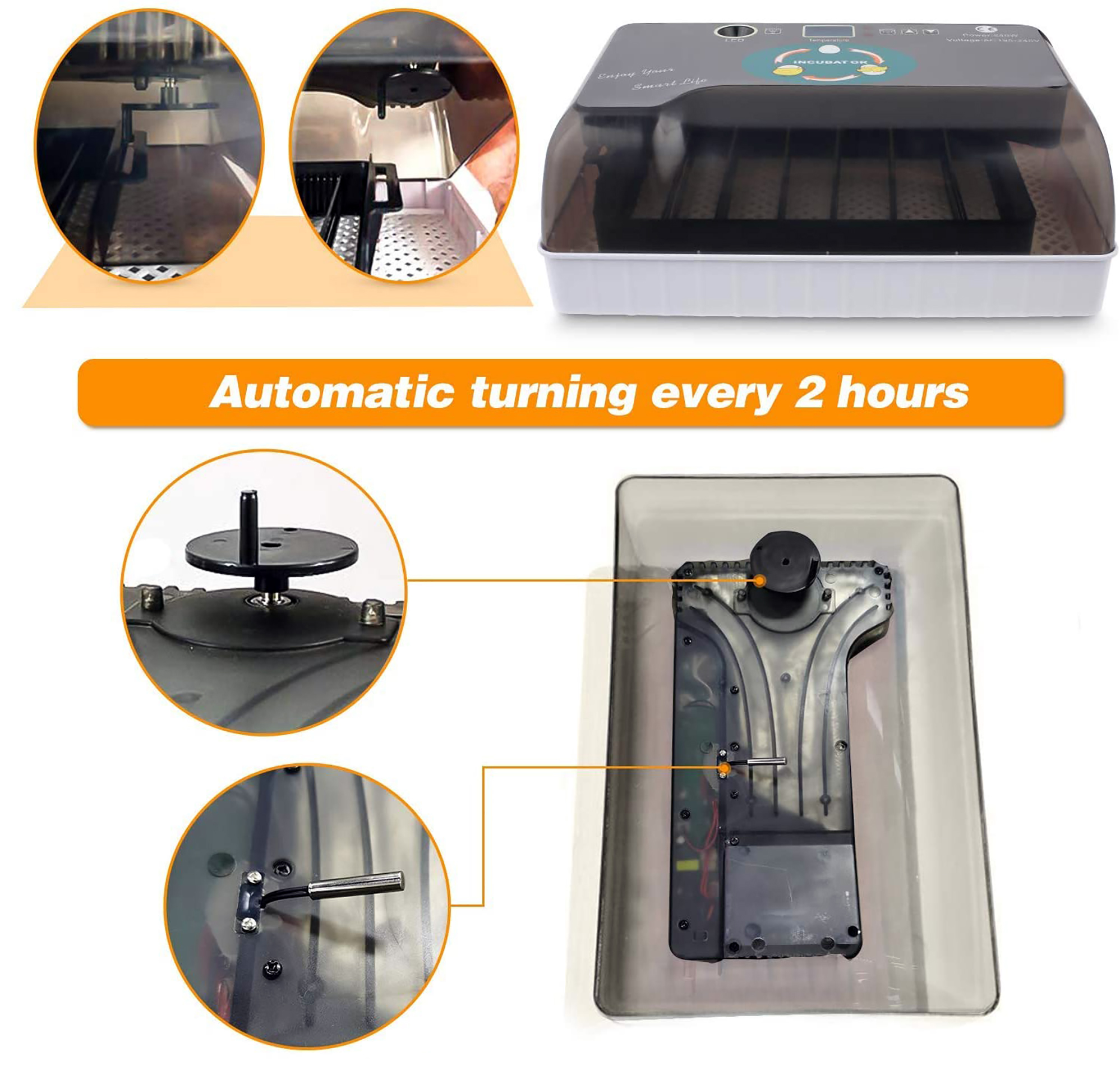 automatic turning incubator