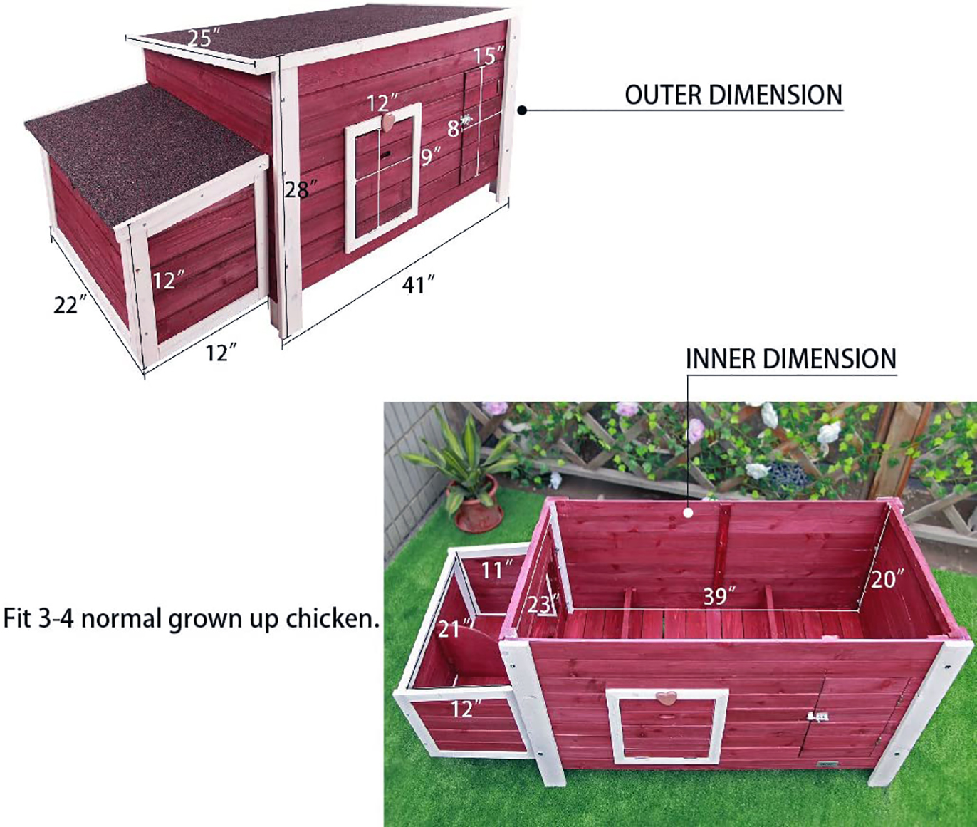 Weatherproof hen house