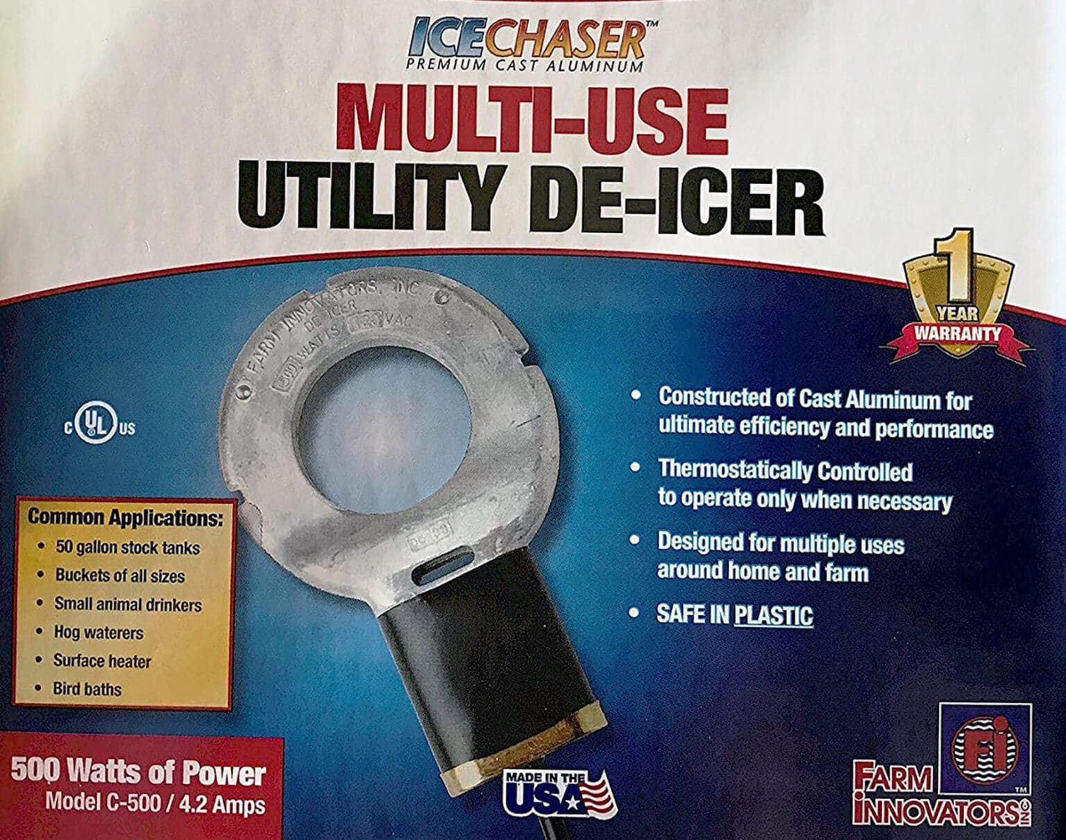 Submergible Cast Aluminum Utility De-Icer review